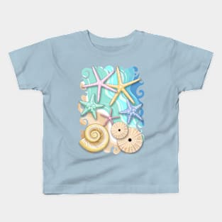 Sea Life Relax on Shore Kids T-Shirt